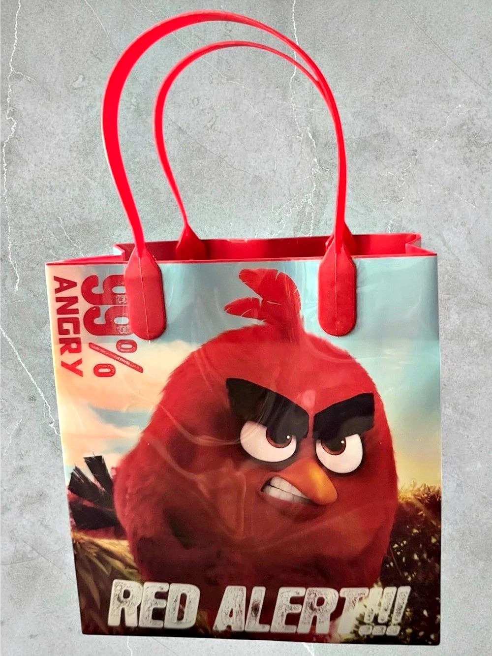 $10 Add-on | Angry Birds Red Alert Graphic Gift Tote Bag